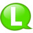 Speech balloon green l